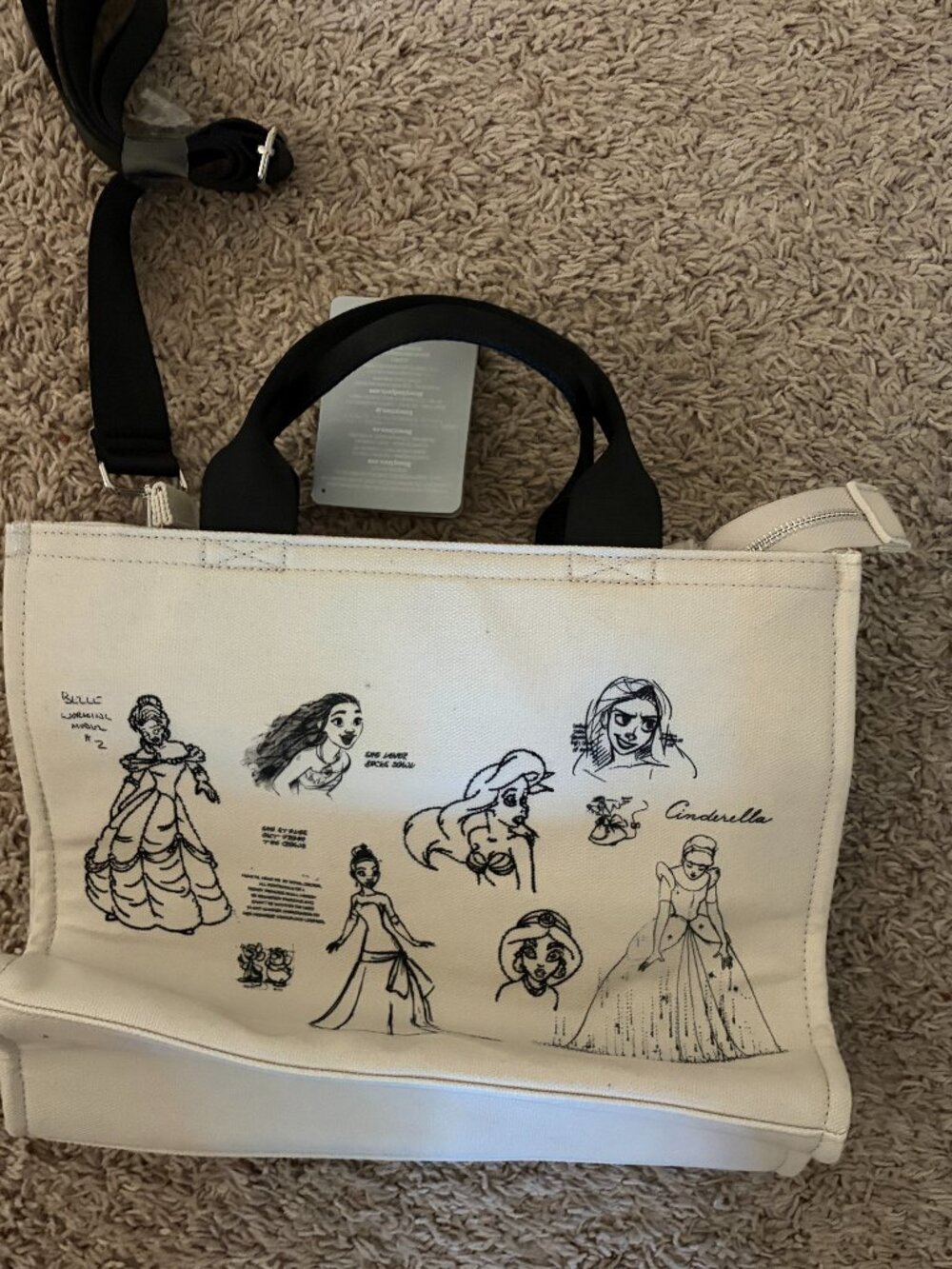 Disney Princess Canvas Tote Bag